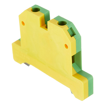 Колодка клеммная винтовая Navigator 4 кв.мм желто-зеленая (10 шт.) (612232)