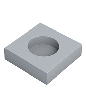 Подрозетник звукоизоляционный SoundGuard S-box 36х115х115 мм 1 секция