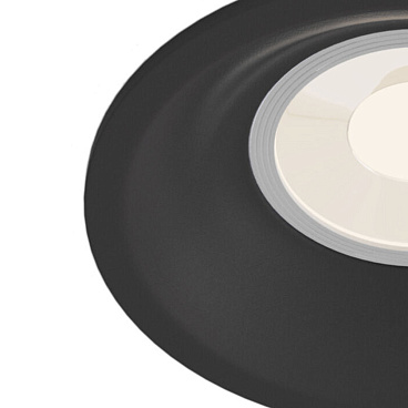 Светильник встраиваемый GU10 черный 50 Вт IP20 Maytoni Slim ДВО (DL027-2-01B)
