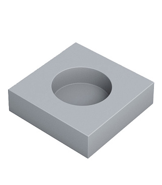 Подрозетник звукоизоляционный SoundGuard S-box 38х115х115 мм 1 секция