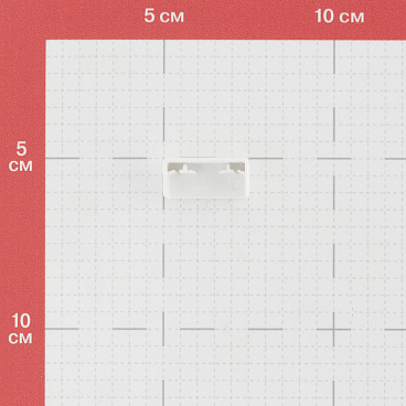 Заглушка торцевая для кабель-канала DKC 22х10 мм белая (00580)