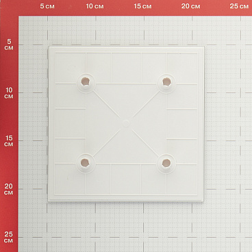 Панель декоративная для вентилятора KW Awenta PTG100 белое матовое стекло