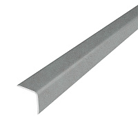 Уголок для плитки скошенный край алюминиевый 2700х20х20 мм бетон скай