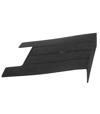 Перегородка-сифон для дождеприемника пластиковая 300х300 мм Gidrolica черная