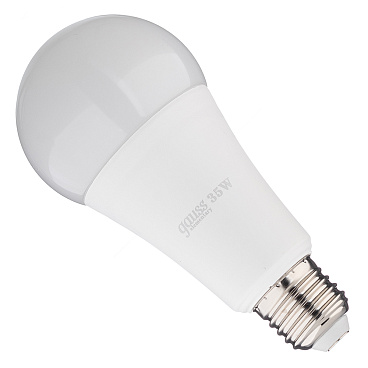 Лампа светодиодная Gauss E27 4100К 35 Вт 2740 Лм 180-240 В груша A67/A80 матовая
