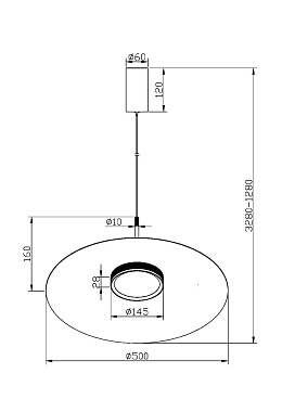 Подвесной светильник Maytoni MOD041PL-L15W3K1