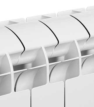 Радиатор биметаллический Global Style Plus 500 мм 8 секций 1" боковое подключение белый