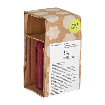 Дозатор для мыла Moroshka Bright Colors настольный стекло розовый (917-308-04)