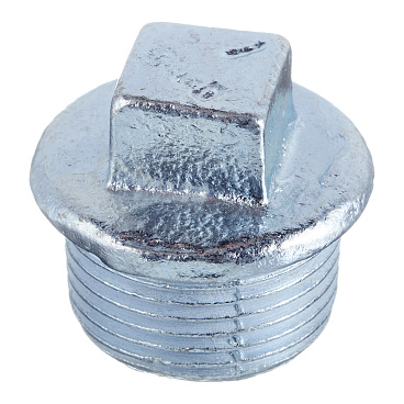 Заглушка Gebo Platinum (290-6V) 1 НР(ш) чугунная оцинкованная