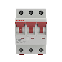 Автоматический выключатель модульный DKC Yon Max MD63S 3P 16А тип C 4,5 кА 400 В (MD63S-3PC16)