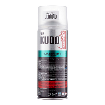 Эмаль аэрозольная Kudo Arte флуоресцентная зеленая 520 мл