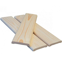 Наличник гладкий 90х12х2200 мм сорт АВ сращенный