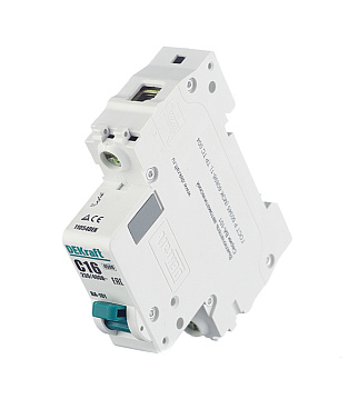 Автоматический выключатель модульный Dekraft BA-101 1P 16А тип C 4,5 кА 230/400 В (11054DEK)