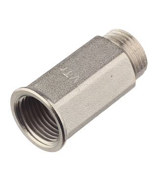 Удлинитель Valtec 40 мм х 1/2 ВР(г) х 1/2 НР(ш) латунный (VTr.197.N.0440)