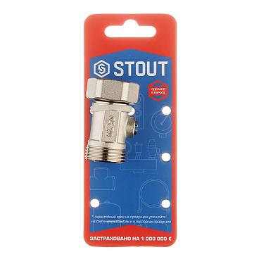 Узел нижнего подключения Stout 3/4 НР(ш) х 3/4 ВР(г) для радиатора (SVH-0005-000020)