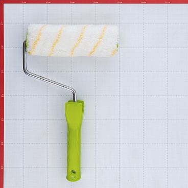 Валик полиакрил 180 мм d48 мм ворс 11 мм для водной основы с ручкой Wenzo Milano