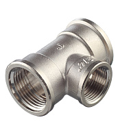 Тройник переходной Stout 1 ВР(г) х 3/4 ВР(г) х 1 ВР(г) латунный (SFT-0022-001341)