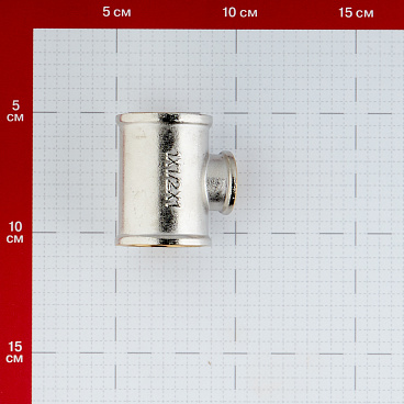 Тройник переходной 1 ВР(г) х 1/2 ВР(г) х 1 ВР(г) латунный