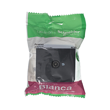 Розетка телевизионная Systeme Electric Blanca накладная антрацит (BLNTA000016)