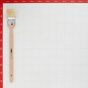 Кисть радиаторная смешанная щетина деревянная ручка Storch ClassicTop Mix 50х9 мм для эмалей и лаков на любой основе