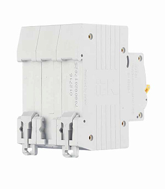 Автоматический выключатель модульный IEK Karat ВА 47-29 3P 25А тип C 4,5 кА 400 В (MVA20-3-025-C)