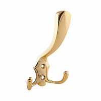 Крючок-вешалка трехрожковый золото (129912)