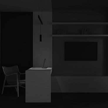 Трековый подвесной светильник Technical TR041-2-12W3K-B