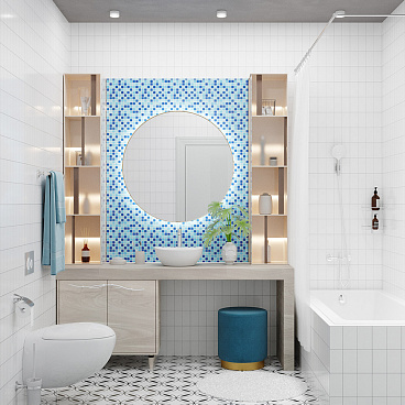 Раковина Lavelly Harmony 41 см накладная белая (686704)