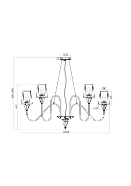 Люстра Maytoni MOD078PL-09CH