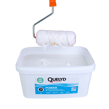 Клей для темных и светлых обоев Quelyd Power универсальный 9 л