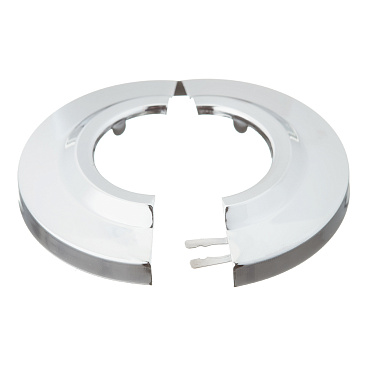 Отражатель декоративный разъемный для полотенцесушителя 1" d73 мм хром