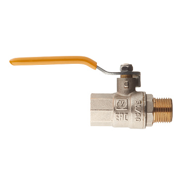 Кран шаровой газовый Valtec 1/2 ВР(г) х 1/2 НР(ш) ручка (VT.272.N.04)