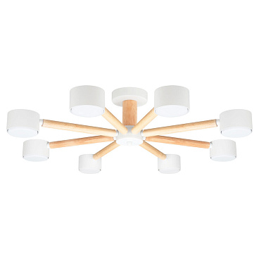 Люстра потолочная Arte Lamp Tenda GX53 96 Вт 15 кв.м (A1624PL-8WH)
