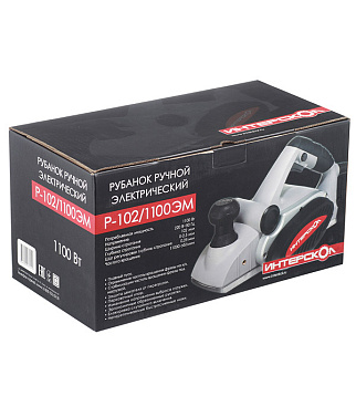 Рубанок электрический Интерскол Р-102/1100ЭМ (70.1.1.00) 1000 Вт 102 мм