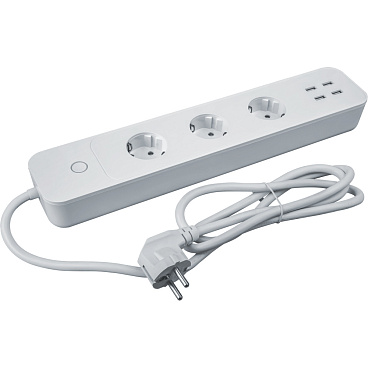 Умный удлинитель Navigator Smart Home NSH-PE-01 белый