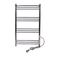 Полотенцесушитель электрический Тера Богема с полкой 1000х532 мм 91 Вт с терморегулятором правый хром