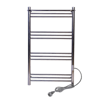 Полотенцесушитель электрический Тера Богема с полкой 1000х532 мм 91 Вт с терморегулятором правый хром