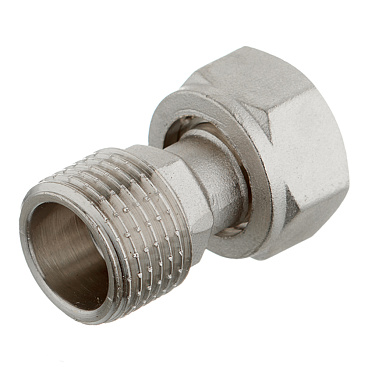 Полусгон Valtec 1/2 ВР(г) х 1/2 НР(ш) с накидной гайкой латунный (VTr.613.N.0404)