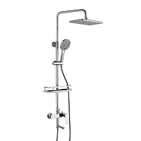 Душевая система Rossinka RS с верхним душем с лейкой с изливом хром (RS27-46)