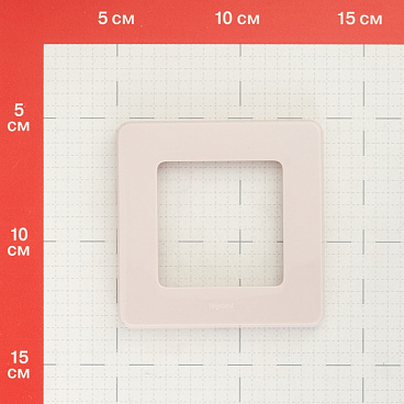 Рамка Legrand Inspiria одноместная розовая (673934)