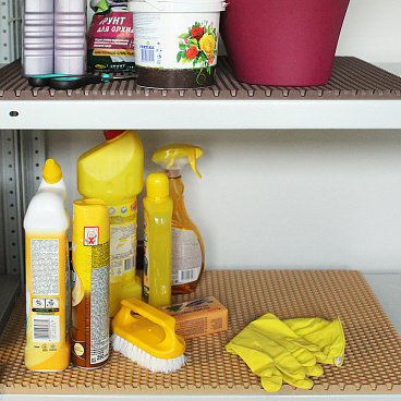 Коврик универсальный Еvaline ЭВА Соты 60х40 см песочный