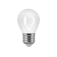 Лампа светодиодная филаментная Gauss Filament E27 3000К 9 Вт 590 Лм 185-265 В шар G45 прозрачная
