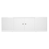 Экран для ванны фронтальный Метакам Caro ПВХ 170х55 см белый раздвижной (4650208862076)