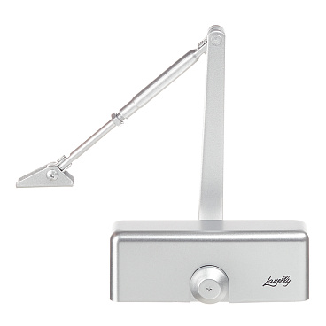Доводчик дверной Lavelly (25-45 кг) серебро