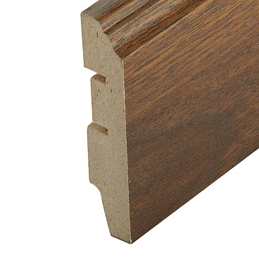 Плинтус МДФ Cosca Décor WP07 дуб барон темный 80х16х2400 мм