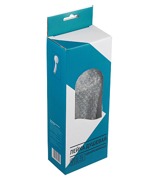 Лейка для душа Union d85 мм 1 режим без шланга пластик хром (148921)