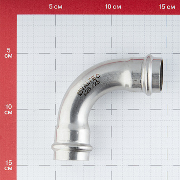 Угол VALTEC (VTi.951.I.002828) 90° 28 мм ВВ нержавеющая сталь