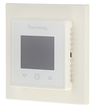 Терморегулятор программируемый для теплого пола Thermoreg TI 970 White белый