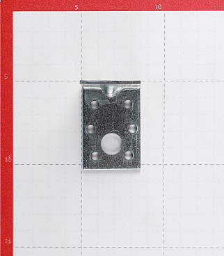 Уголок крепежный усиленный оцинкованный 50x50x35x2.5 мм