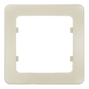 Рамка Hegel Master одноместная слоновая кость (Р401-01)